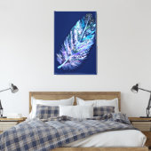 Veer Canvasprint - Jouw Kleuren Canvas Afdruk (Insitu (Slaapkamer))