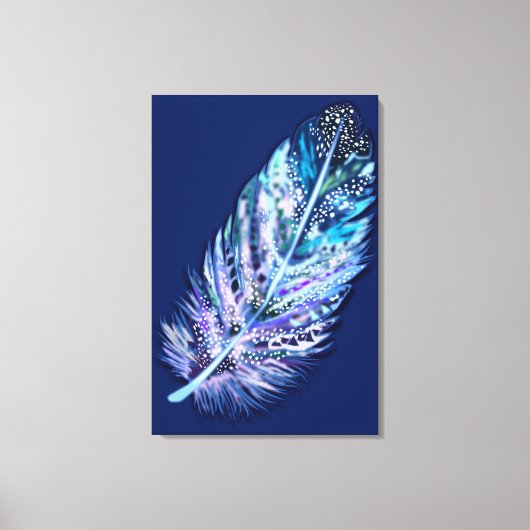 Veer Canvasprint - Jouw Kleuren Canvas Afdruk (Voorkant)