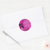 Veer Corset Roze Vrijgezellenfeest Sticker (Envelop)