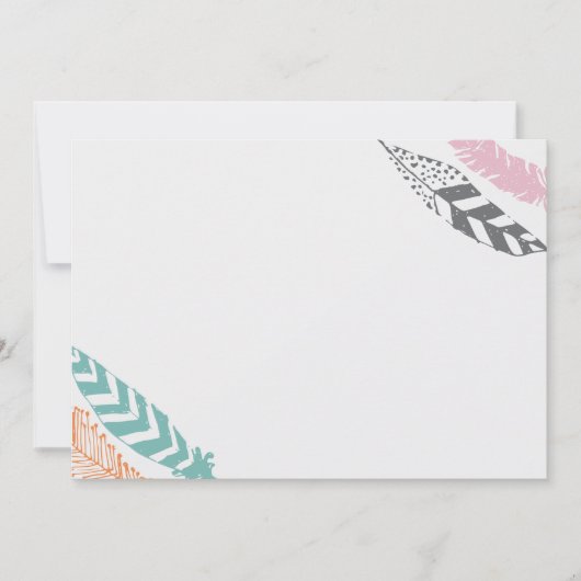 Veer Druk 5x7 Stationery van Origami Prints af Notitiekaartje (Voorkant)