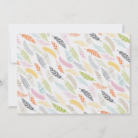 Veer Druk 5x7 Stationery van Origami Prints af Notitiekaartje (Achterkant)