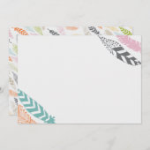 Veer Druk 5x7 Stationery van Origami Prints af Notitiekaartje (Voorkant / Achterkant)