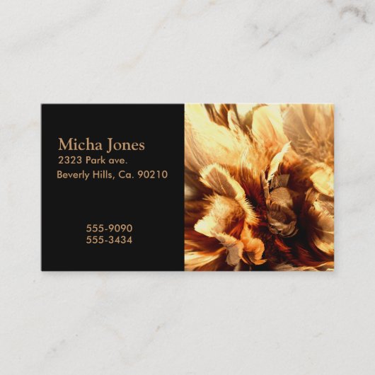 Veer Duster dicht Visitekaartje (Voorkant)