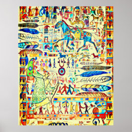 Veer- en aankomen-patroon poster