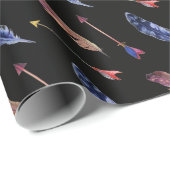 Veer en pijlen cadeaupapier (Rol Hoek)