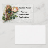  veer en Roos Visitekaartje (Voorkant / Achterkant)