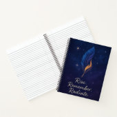 Veer en Vlam Kosmisch Dagboek Notitieboek (Binnen)