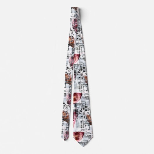 Veer, etnisch, boho. stropdas (Achterkant)