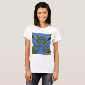 Veer Fish Art Design T-shirt (Voorkant volledig)