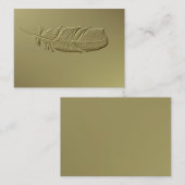 Veer goudreliëfveren Visitekaartjes (Voorkant / Achterkant)