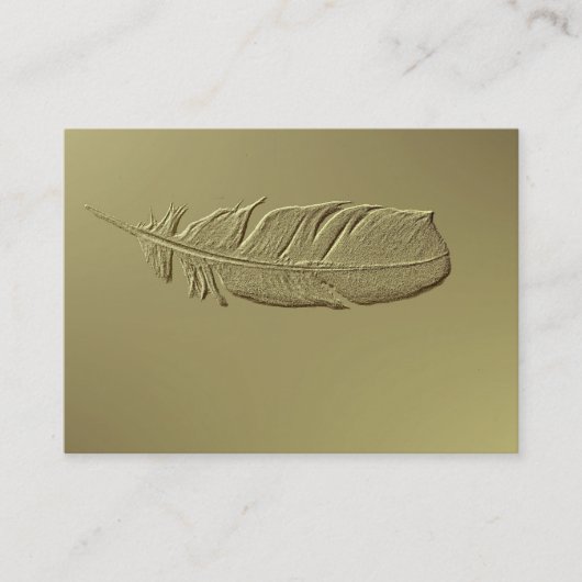 Veer goudreliëfveren Visitekaartjes (Voorkant)