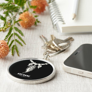 Veer Hanger Ketting voor Mannen – Minimalistisch Z Sleutelhanger