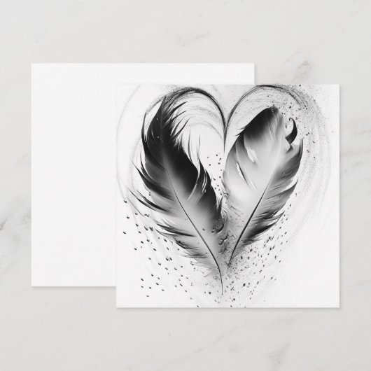 Veer Hart - Zwart & Wit (Voorkant / Achterkant)