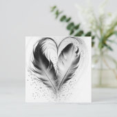 Veer Hart - Zwart & Wit (Staand voorkant)