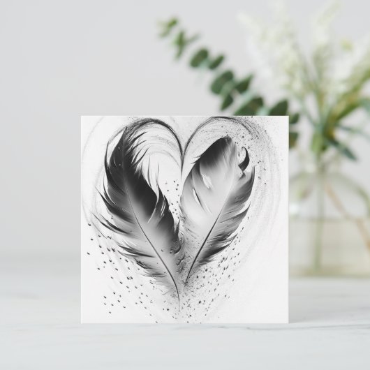 Veer Hart - Zwart & Wit (Staand voorkant)