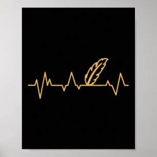 Veer hartslag houden van inheemse volkeren poster