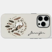 Veer Heilige Skies Vogel Boho iPhone / iPad case (Achterkant (horizontaal))