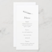 Veer Huwelijksmenu (Voorkant / Achterkant)
