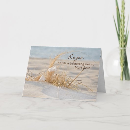 Veer in Beach Grass Denking of You Kaart (Voorkant)