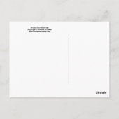 veer in de vuilnisbak briefkaart (Achterkant)