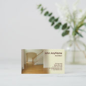 veer in nieuwe bouwplaats visitekaartje (Staand voorkant)