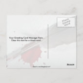 Veer, inkt briefkaart (Achterkant)