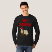 Veer Kerstmis   Ferre voor Kerstmis T-shirt (Voorkant volledig)
