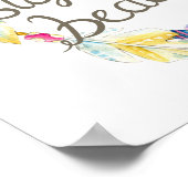 Veer kralen met een grote saus blijven altijd mooi poster (Hoek)