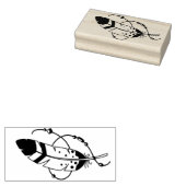 Veer Kralen Tribale Boho Amulet Rubberstempel (Gestempeld)