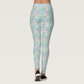 Veer kralen waterverf kunst boho patroon leggings (Achterkant)