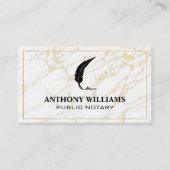 Veer Logo | Goudgrens | Marmer Visitekaartje