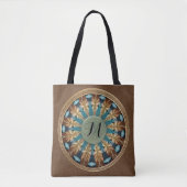 Veer Mandala Boodschappentas Tote Bag (Voorkant)