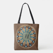 Veer Mandala Boodschappentas Tote Bag (Achterkant)