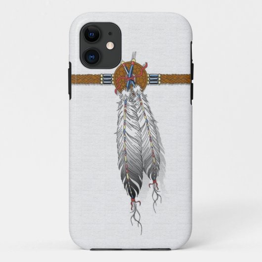 veer native amerikaanse iphone case (Achterkant)