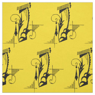 Veer natuurlijk deco-Nouveau Motif Stof