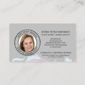 *~* Veer NOTAIRE Stempel FOTO Pen Signalerend midd Visitekaartje (Achterkant)