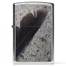 Veer op het strand Zippo
