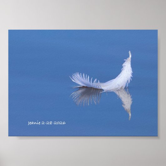Veer op het water poster (Voorkant)