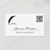 Veer Pen Logo | QR Code visitekaartje (Voorkant)