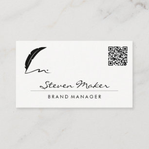 Veer Pen Logo   QR Code visitekaartje