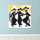 veer R panel Canvas Afdruk (Insitu (Houten vloer))