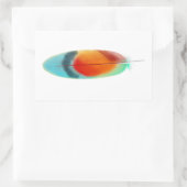 Veer Rechthoekige Sticker (Tas)