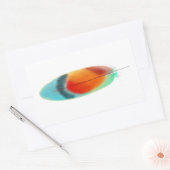 Veer Rechthoekige Sticker (Envelop)