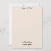 Veer Rustieke Aziatische Sky Cloud Peacock Bruilof Kaart (Achterkant)