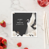 Veer Rustieke Aziatische Sky Fun Cloud Crane Bruil Servet (Insitu)