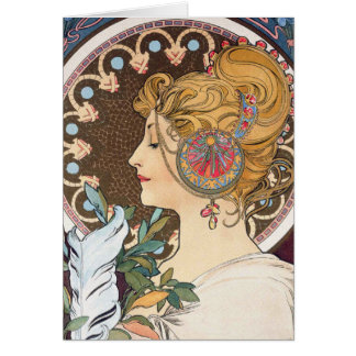 Veer van Alphonse Mucha - Art Nouveau