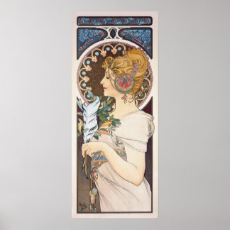 Veer van Alphonse Mucha - Nieuw Poster