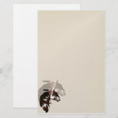 Veer verf Horse-kantoorbenodigdheden2_vertical.v2. Briefpapier (Voorkant / Achterkant)