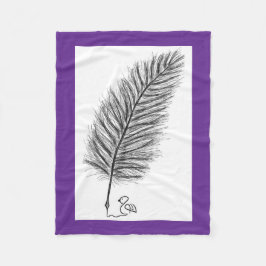 Veer Verstilt de stem van gedachten en emoties Fleece Deken