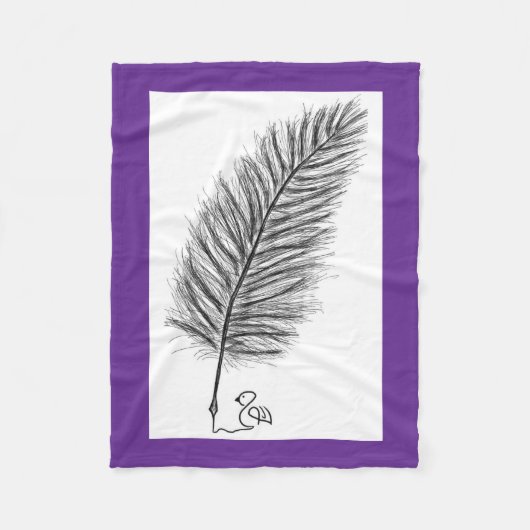 Veer Verstilt de stem van gedachten en emoties Fleece Deken (Voorkant)